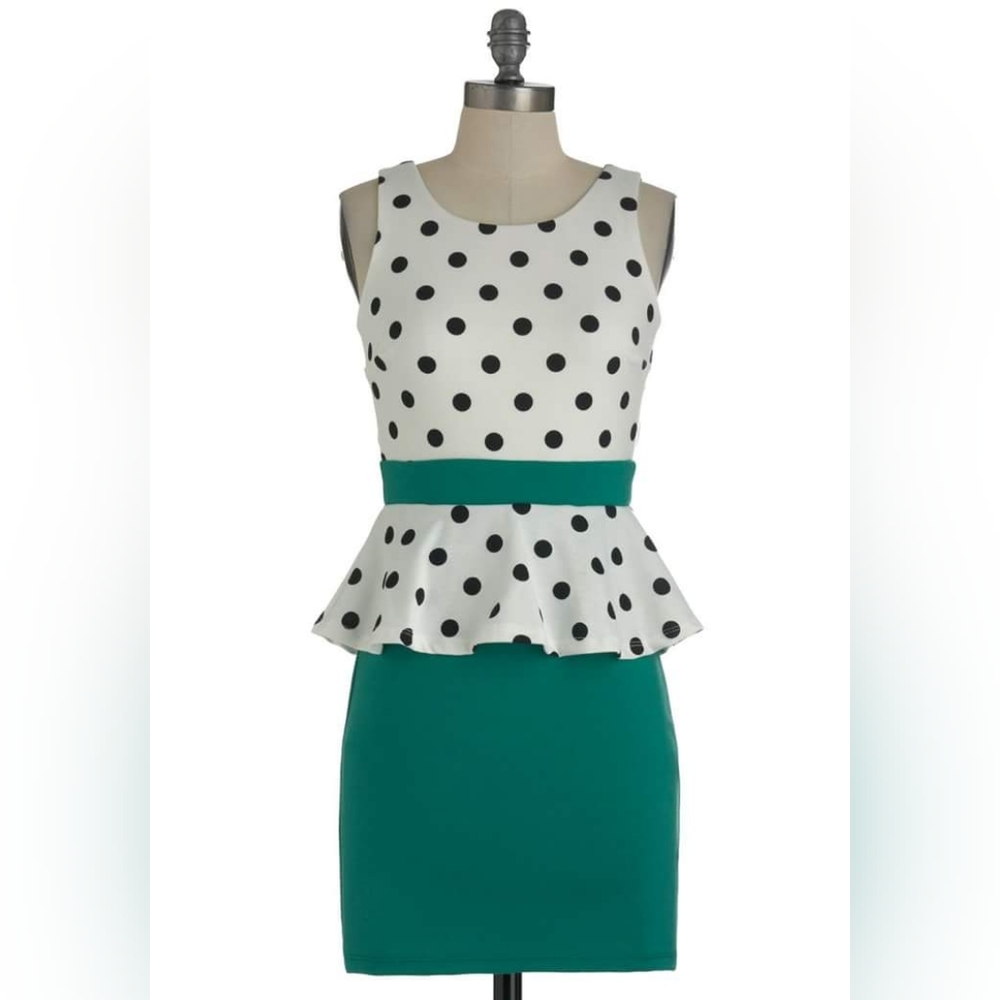 Modcloth peplum dress